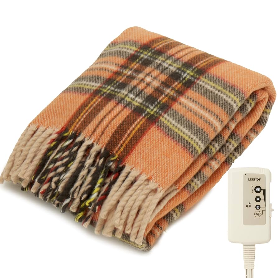 【人気商品】ライフジョイ 電気ひざ掛け 日本製 グレー 140cm×80cm 電 Amazon | ライフジョイ 電気ひざ掛け グレー 140cm×80cm 電気