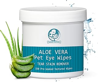 Foodie Puppies Anti-Bacterial Pet Eye Wipes 150 Pieces for Dogs, Cats and Other Small Animals | Daily Care Eye Wipes Suita...