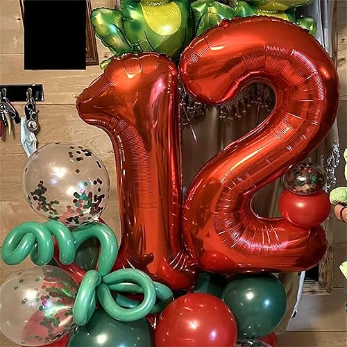 Vista 384 de Globos de 40 pulgadas, globo azul claro número 4, helio autoinflable de aluminio azul bebé para niños de 40 a 15 años, decoraciones de fiesta