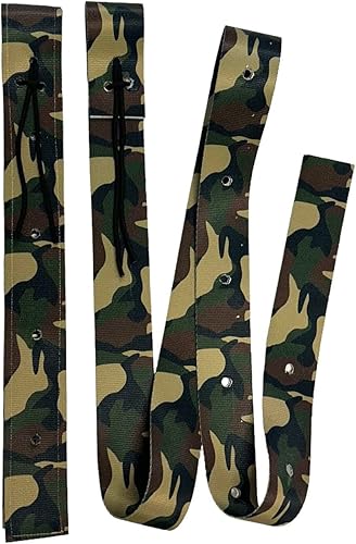 camo cinch strap set off billet and Latigo strap