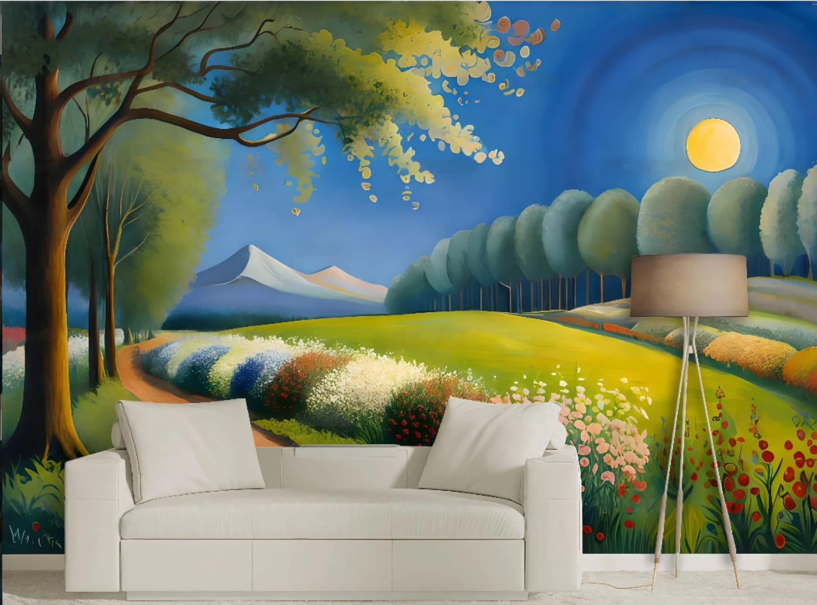Tapety salon pejzaż miejski złota świątynia tapety wystrój domu mural tapeta 3D, 300 x 210 cm