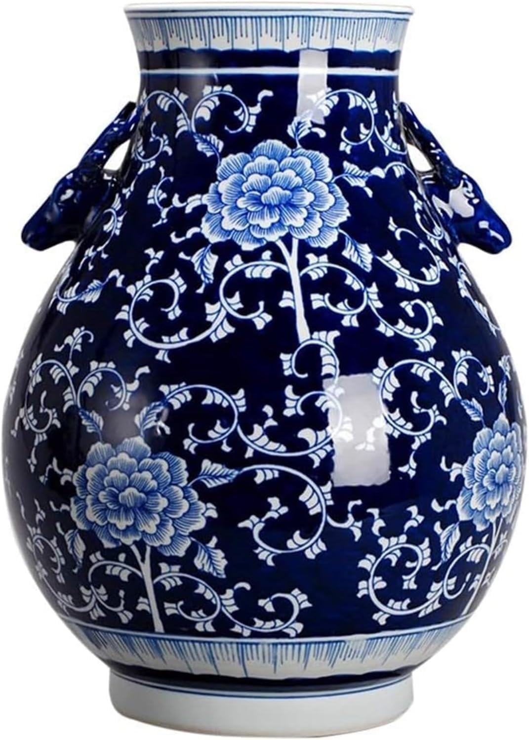 Vase Tabletop Ceramic Classical Creative High-Grade for Dry Flowers Art Household Living Office Desktop
