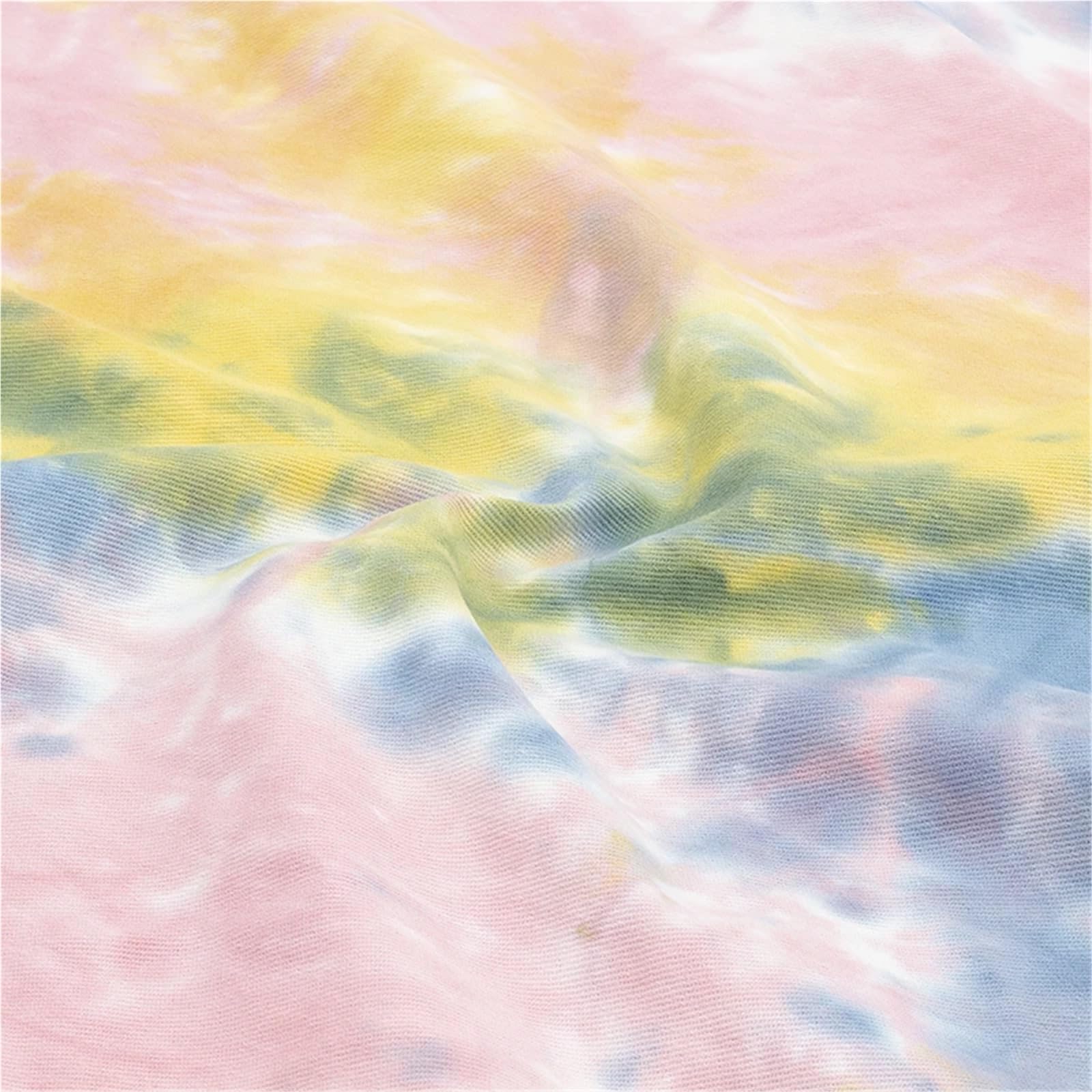 Baumwollstoff Denim for Kleidung Mäntel Kleider Nähen Bunte Tie-Dye Thickend Jeans Textil Glatte weiche Textur(Color-01)