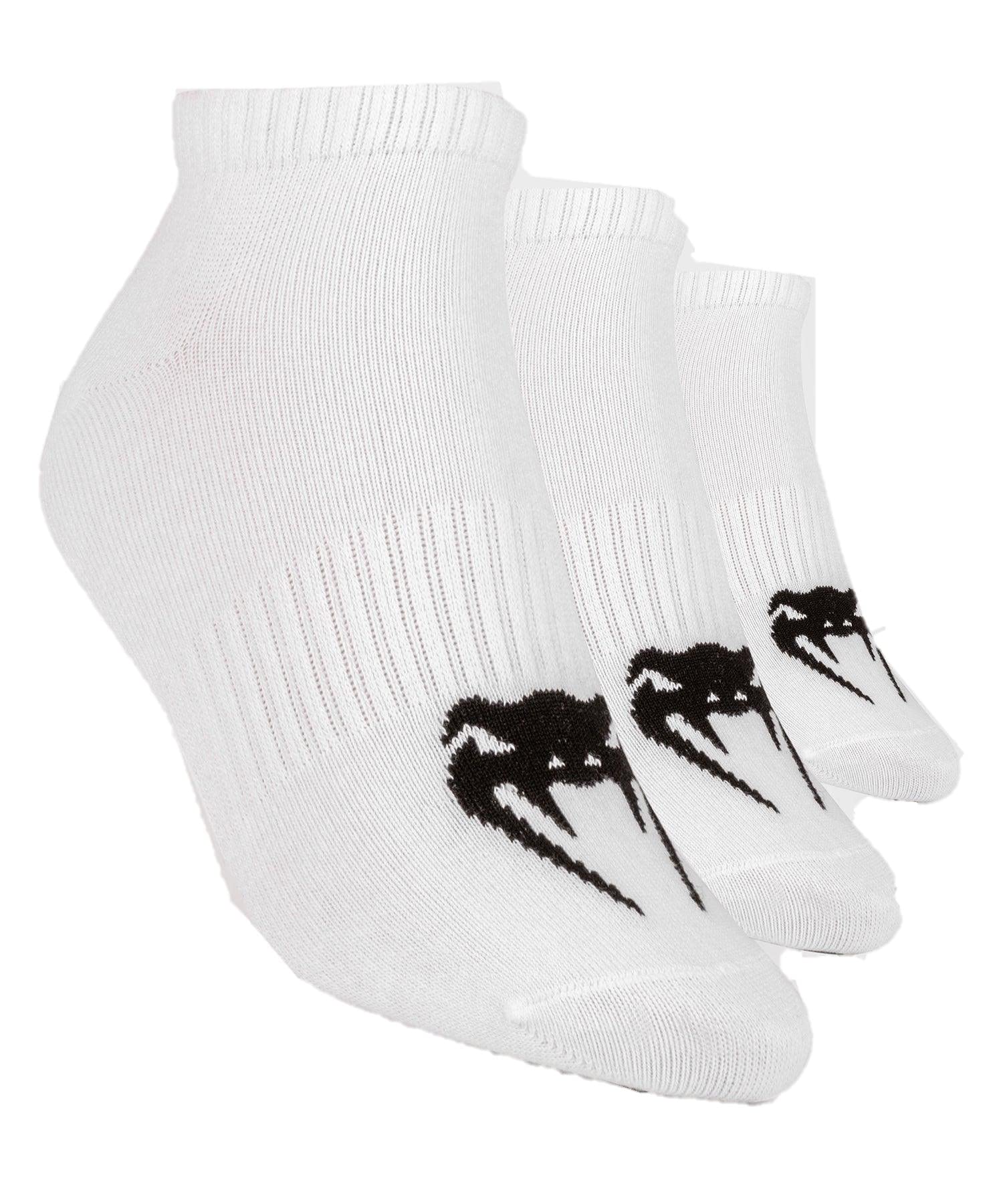 Venum, Classic Footlet Socks, Men's, 37-39, White/Black