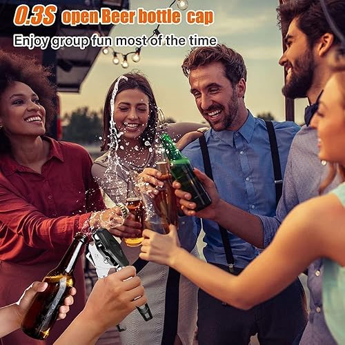 Miniatura 6 de Abrelatas manual - Abrelatas manual 3 en 1 de mano resistente, abrelatas de acero inoxidable, borde liso manual con perilla de ahorro de esfuerzo de