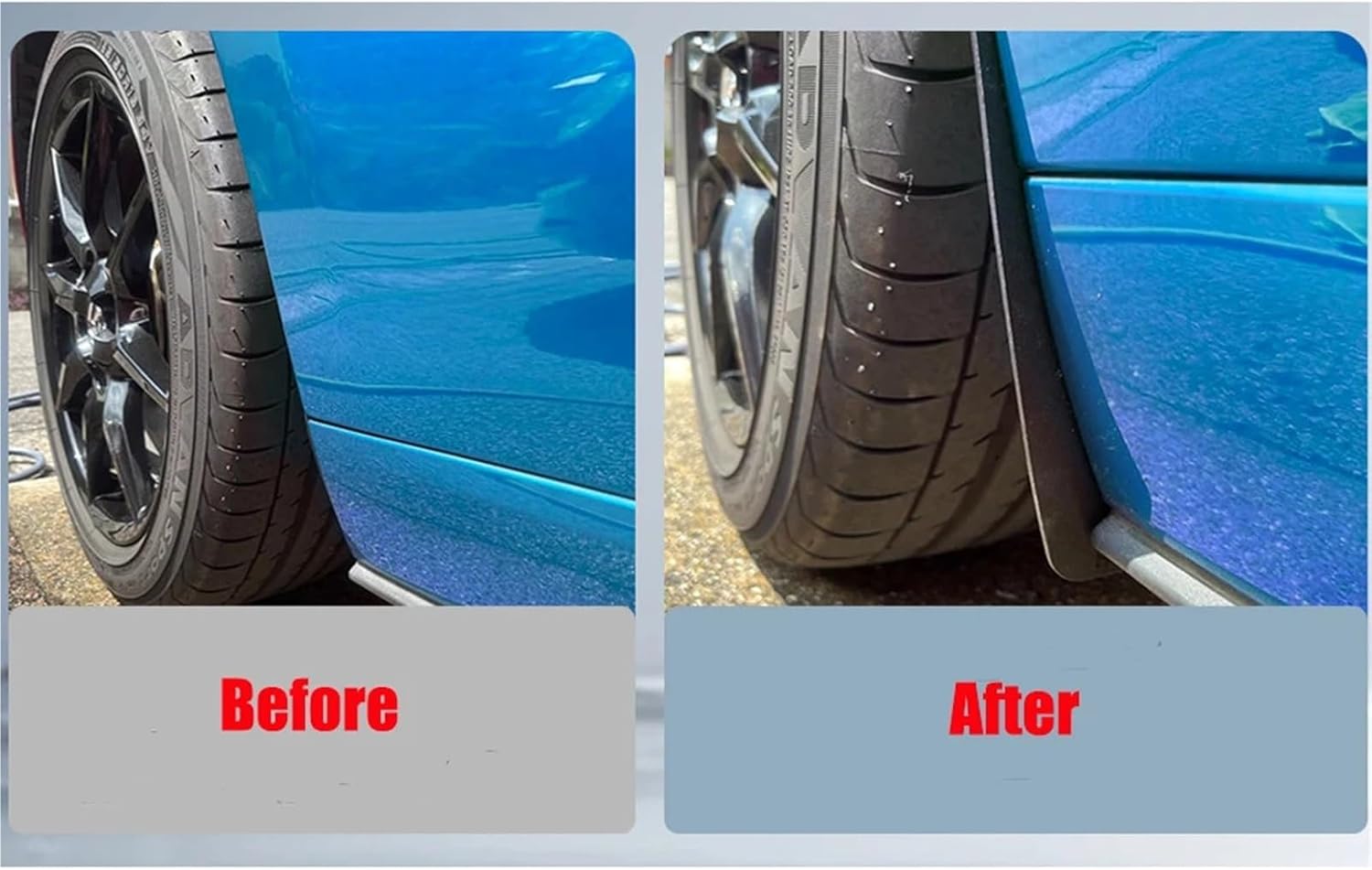Car Front Mudguard Fender Splash Guards Mud Flaps，Compatible With Mazda MX-5 ND MX5 Miata Roadster 2015-2020
