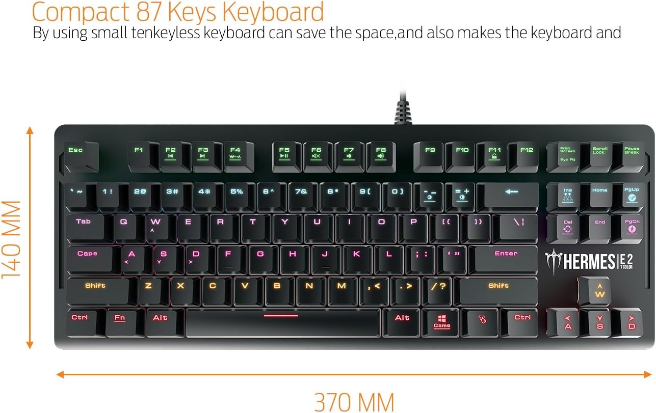 Gamdias HERMES E2 Black Keyboard Price in BD | RYANS