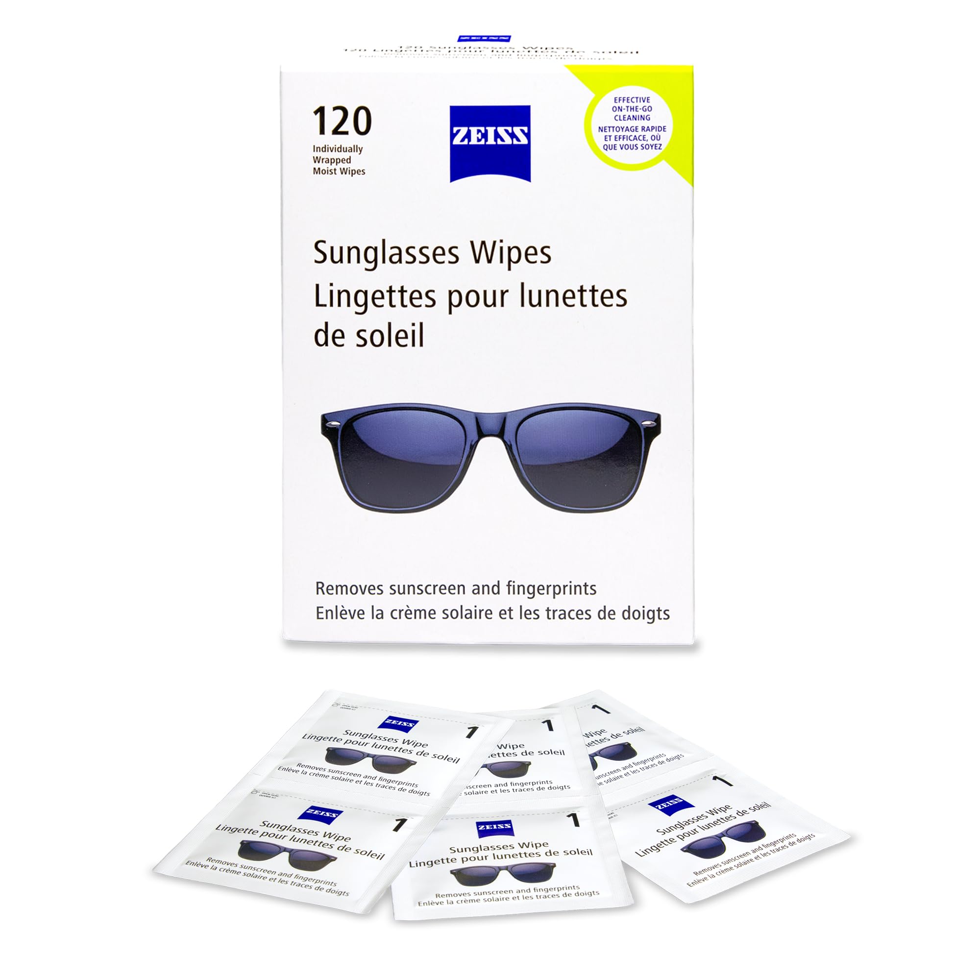 ohisama3ページ ZEISS Pre Moistened Sunglasses Cleaning Wipes 120 Count : Amazon