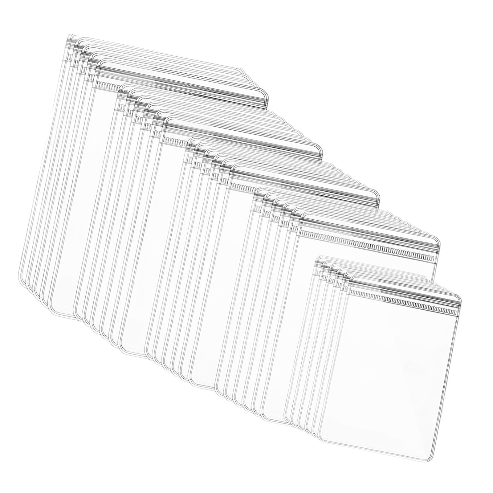 APGLSXY 100Pcs Jewelry Bag for Organizing and Protecting Accessories Transparency Earrings Necklaces Rings Pouches Necklace Planner Pouches