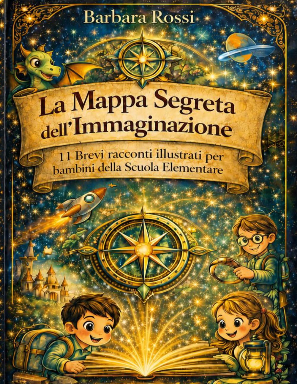 LA MAPPA SEGRETA DELL'IMMAGINAZIONE: 11 Brevi racconti illustrati per bambini della Scuola Elementare