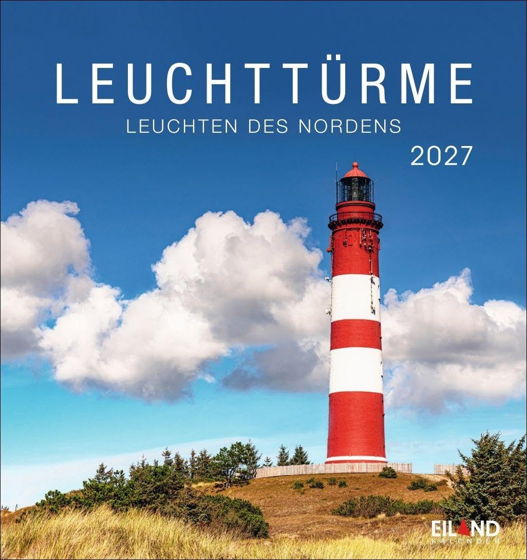 Leuchttürme Postkartenkalender 2027 - Leuchten des Nordens: Leuchtturm-Kalender mit 12 Farbfotos der Nordsee- und Ostseeküste. Kalender mit Postkarten zum Aufstellen und Aufhängen.