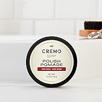 Vista 5 de Cremo Pomada de brillo de peluquería para hombres, pomada de brillo de calidad de barbero prémium para peinado, 3.4 onzas