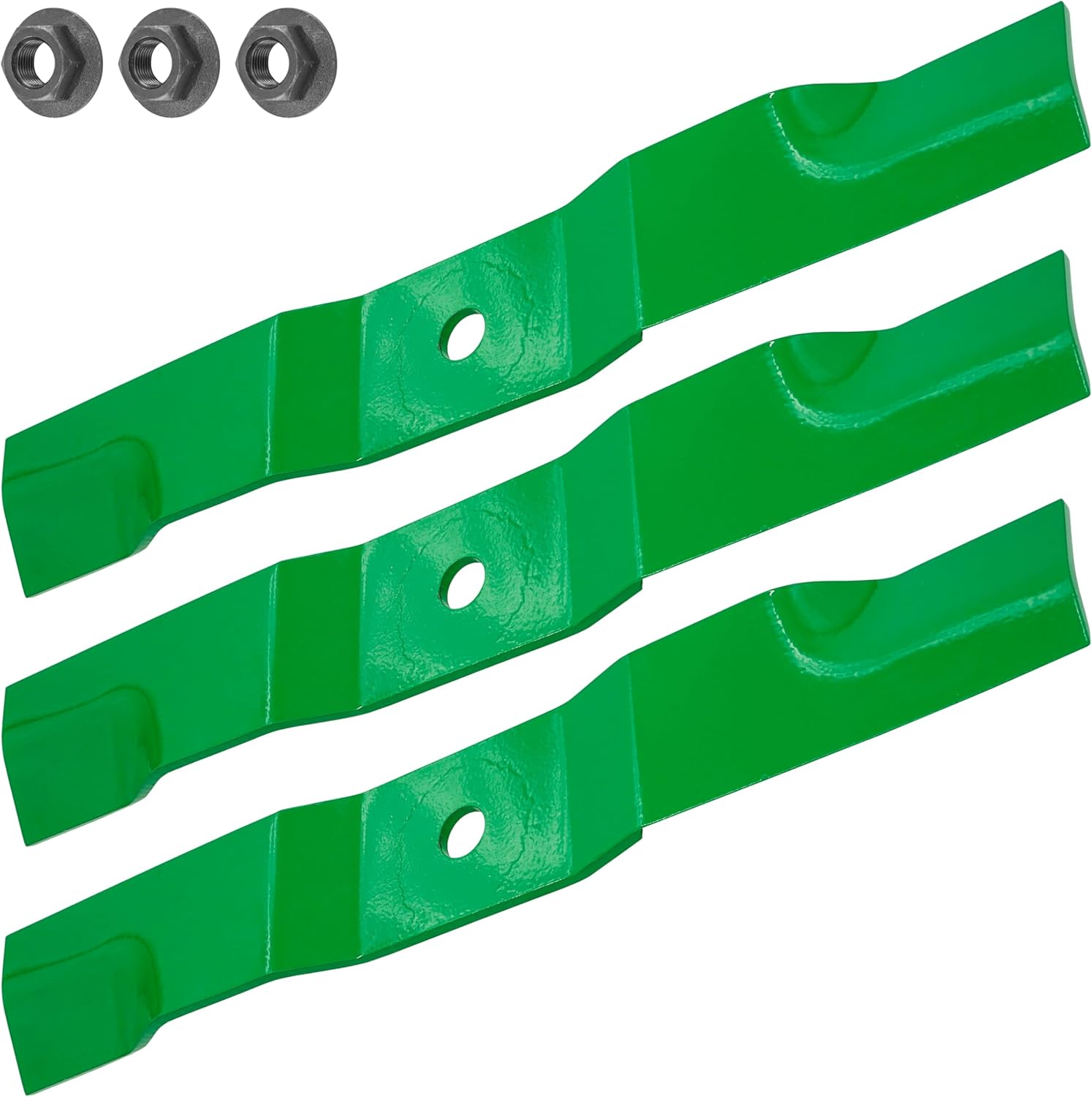 Caltric 42" Deck Blade with Nut Compatible with Gravely ZTX42 ZTXL42 / Ariens Ikon-X 42 / Ikon-XL 42