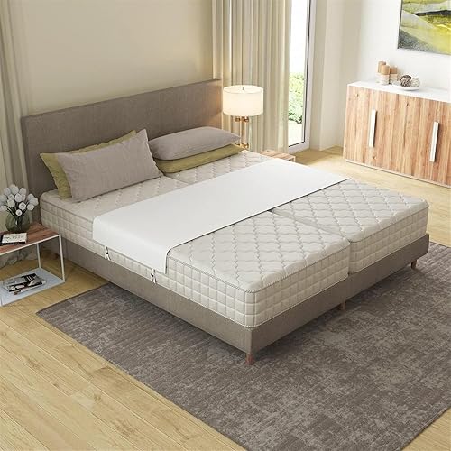 OVARIA Puente de cama, conector de cama dividida, relleno de espacio para colchón, conector de colchón con correa, relleno de espacio de cama,