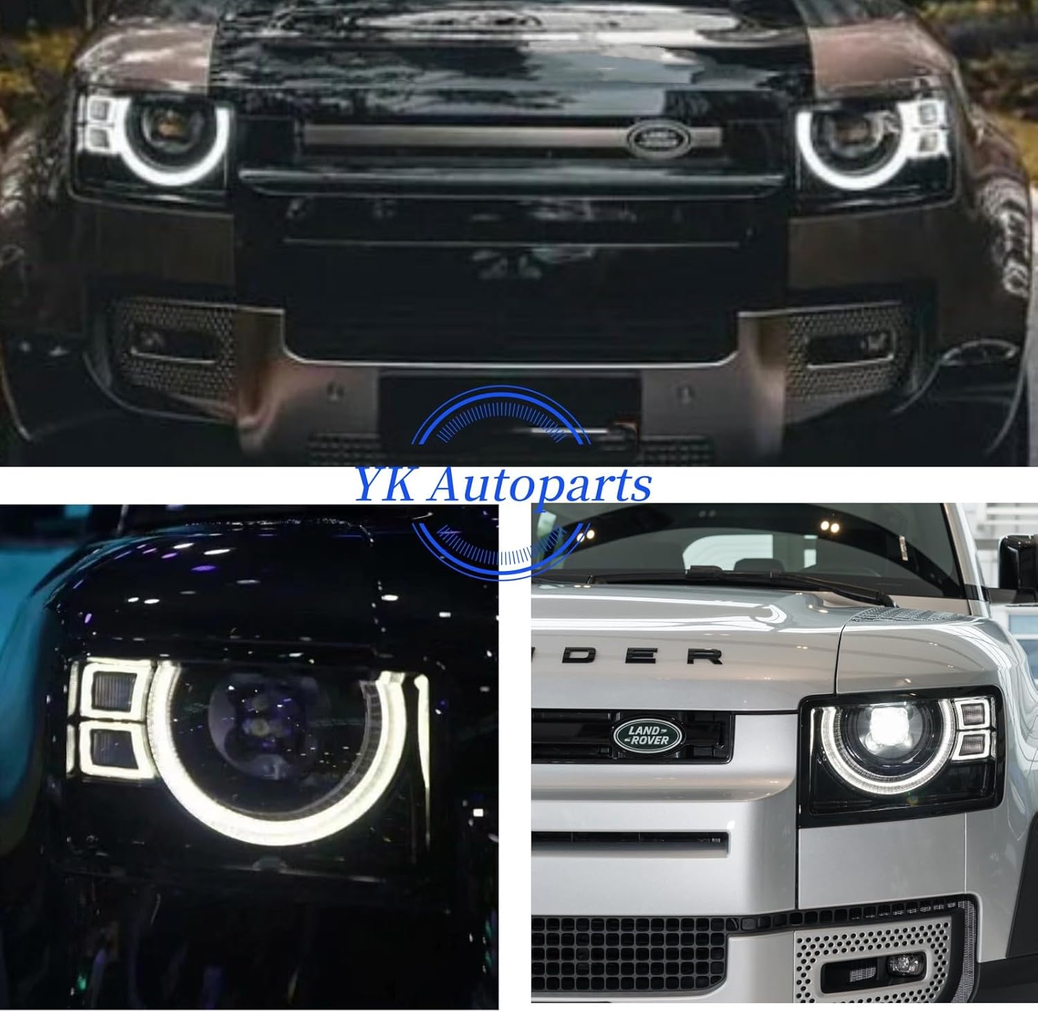 Generic New White LED Tube For 2020 2021 2022 Land Rover Defender Daytime Running Light DRL, Front Headlight LED Daytime Running Light DRL Guide Stripe CML-G5M3 5120-1 UBL3036 (Right Tube)