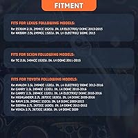 Vista 3 de Kit de cadena de distribución para Lexus ES300H Scion TC Camry 2.5L 2.7L DOHC 2009-2016 piezas del mercado de accesorios del motor