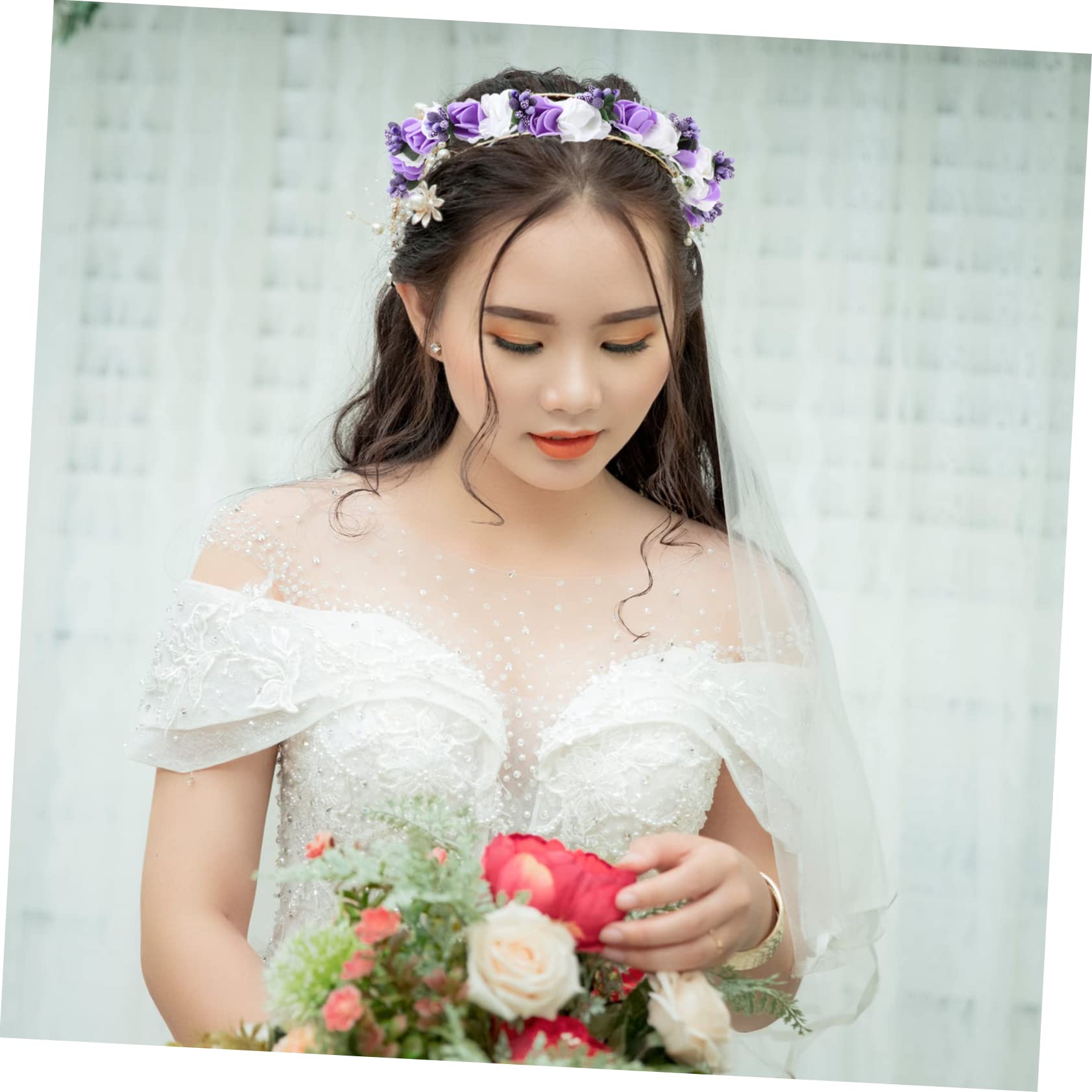 Healeved 4pezzi Coroncina Per Matrimoni Festival Fotografie e Speciali Accessorio Costume Pe