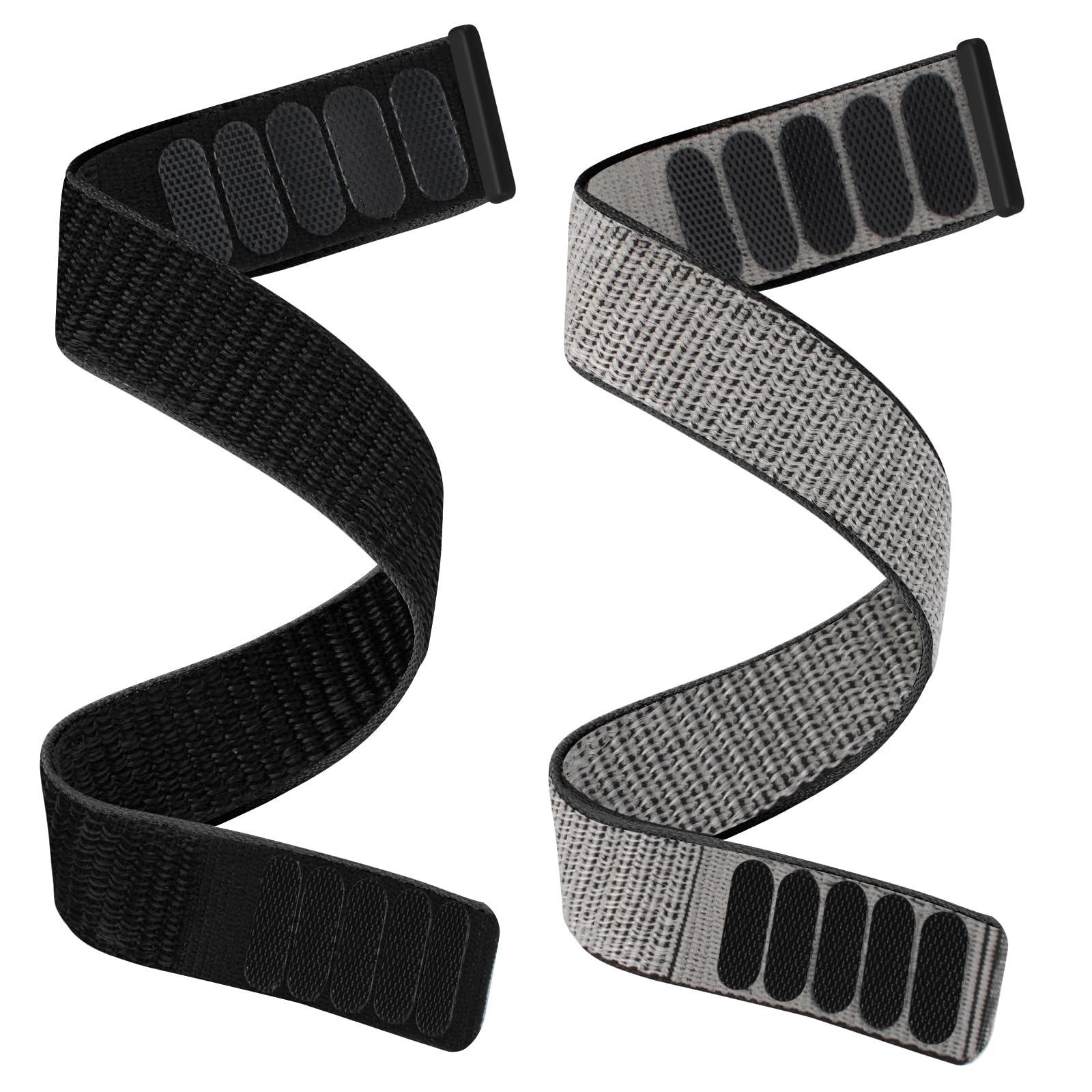 QuickFit nylonowy pasek 20 mm, kompatybilny z Garmin Fenix 8 43 mm / Fenix 7S/7S Pro/6S/6S Pro/5S/5S Plus, sportowy pasek zastępczy, zapięcie na rzepy, nadaje się do prania, do Approach S70
