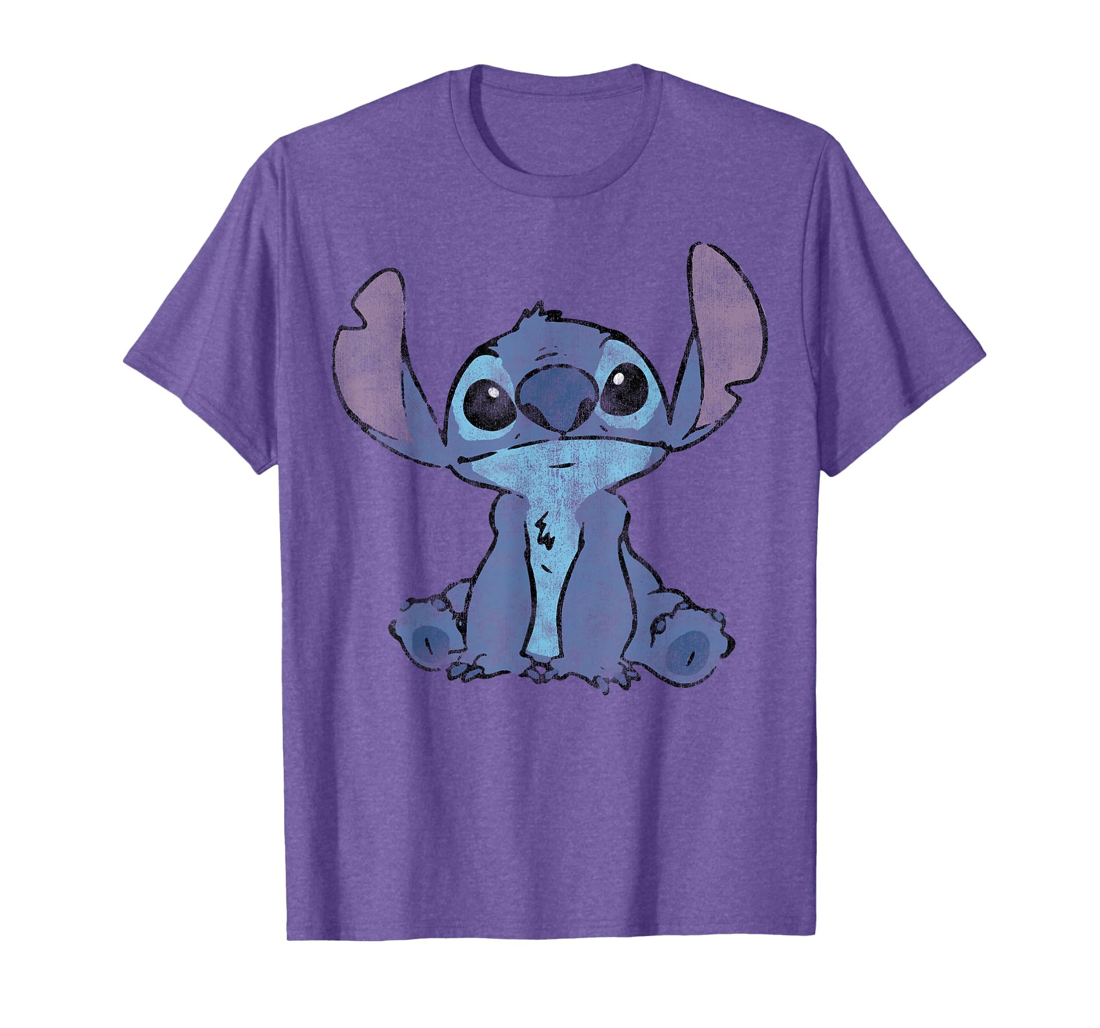 Disney Lilo &amp; Stitch Distressed Stitch Portrait T-Shirt