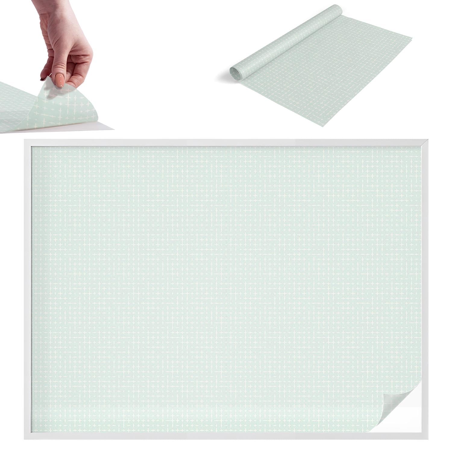 Film adhésif fenêtre 200x146 anti UV pour vitre de chambre et bureau