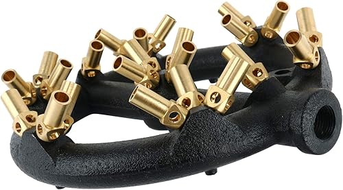 Miniatura 7 de Homend - Quemador de gas propano para wok chino, parrilla, revolver, freír - Cuerpo de hierro fundido con boquilla redonda con 23 puntas de latón -