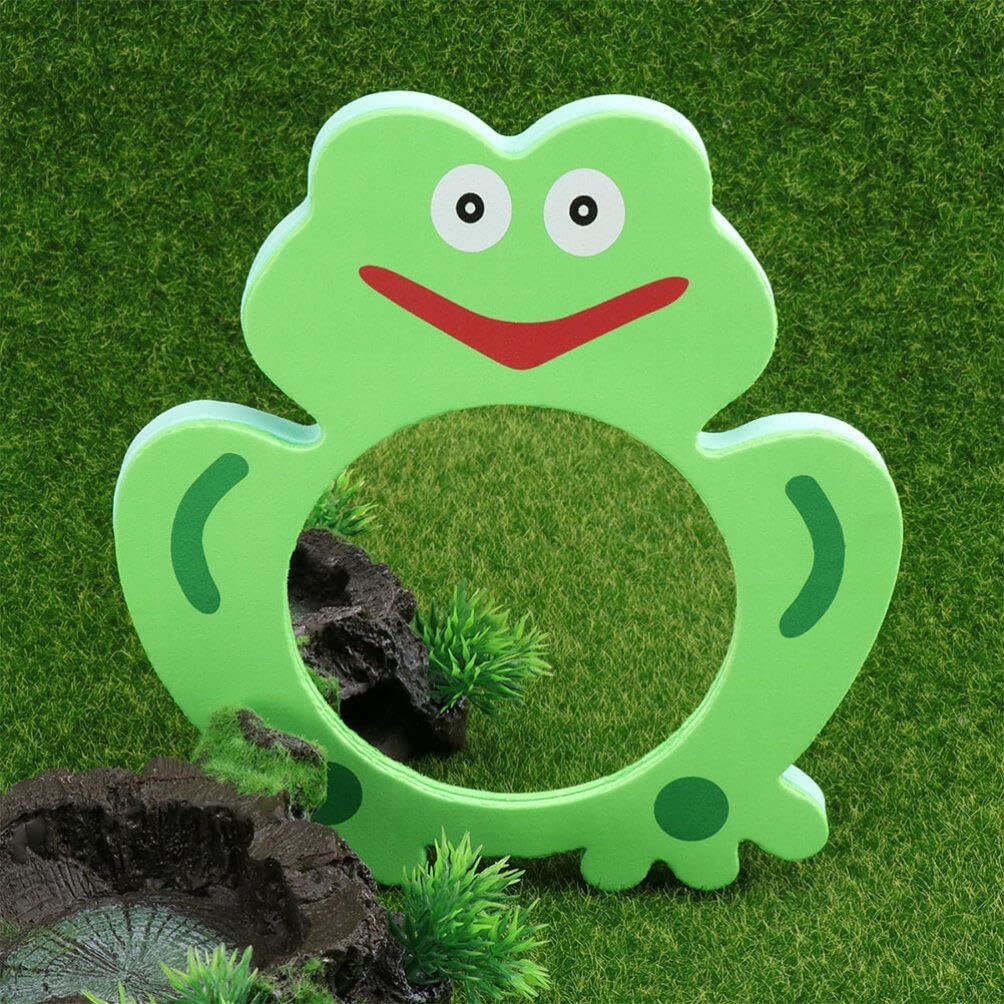 2pcs Mirror Bath Toy Set in Frog Shape Interactive Baby Bath Toys Kids Shower Toys Shower Bathtub Toy for Fun Time