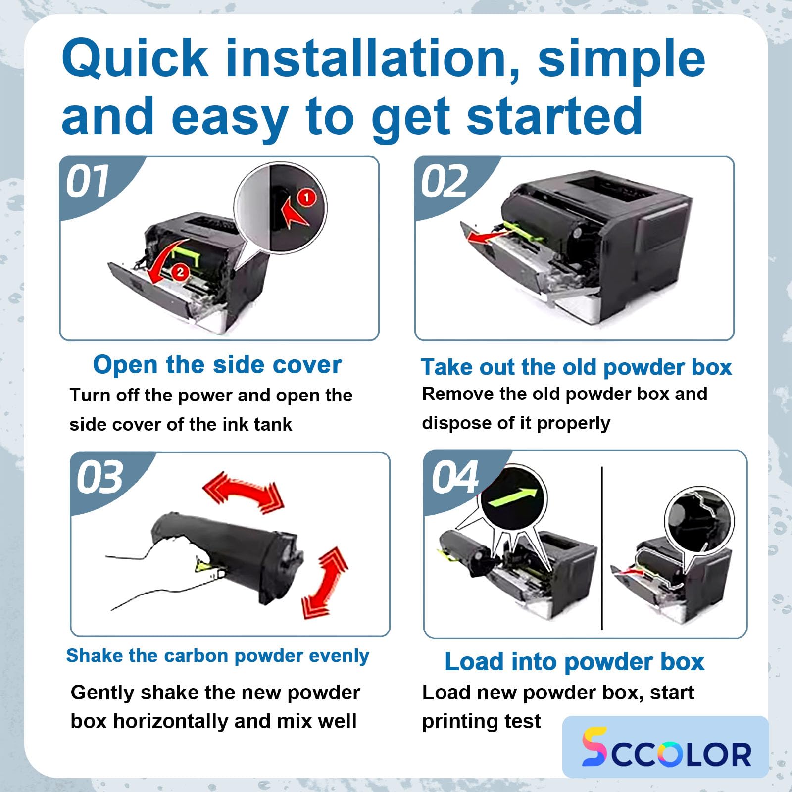 B341X B341X00 Toner Cartridges Compatible B341X00 Black Toner