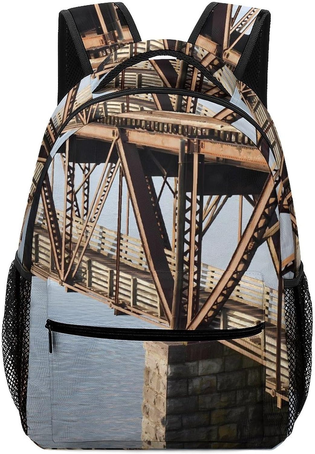 Tennessee River Bridge Unisex Backpack Casual Daypacks Lightweight Shoulders Bag for Camping Hiking Travel