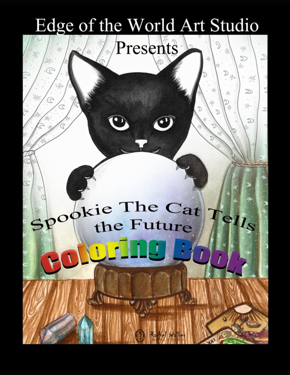 Spookie The Cat Tells the Future Coloring Book (Edge of the World Art Coloring Books)