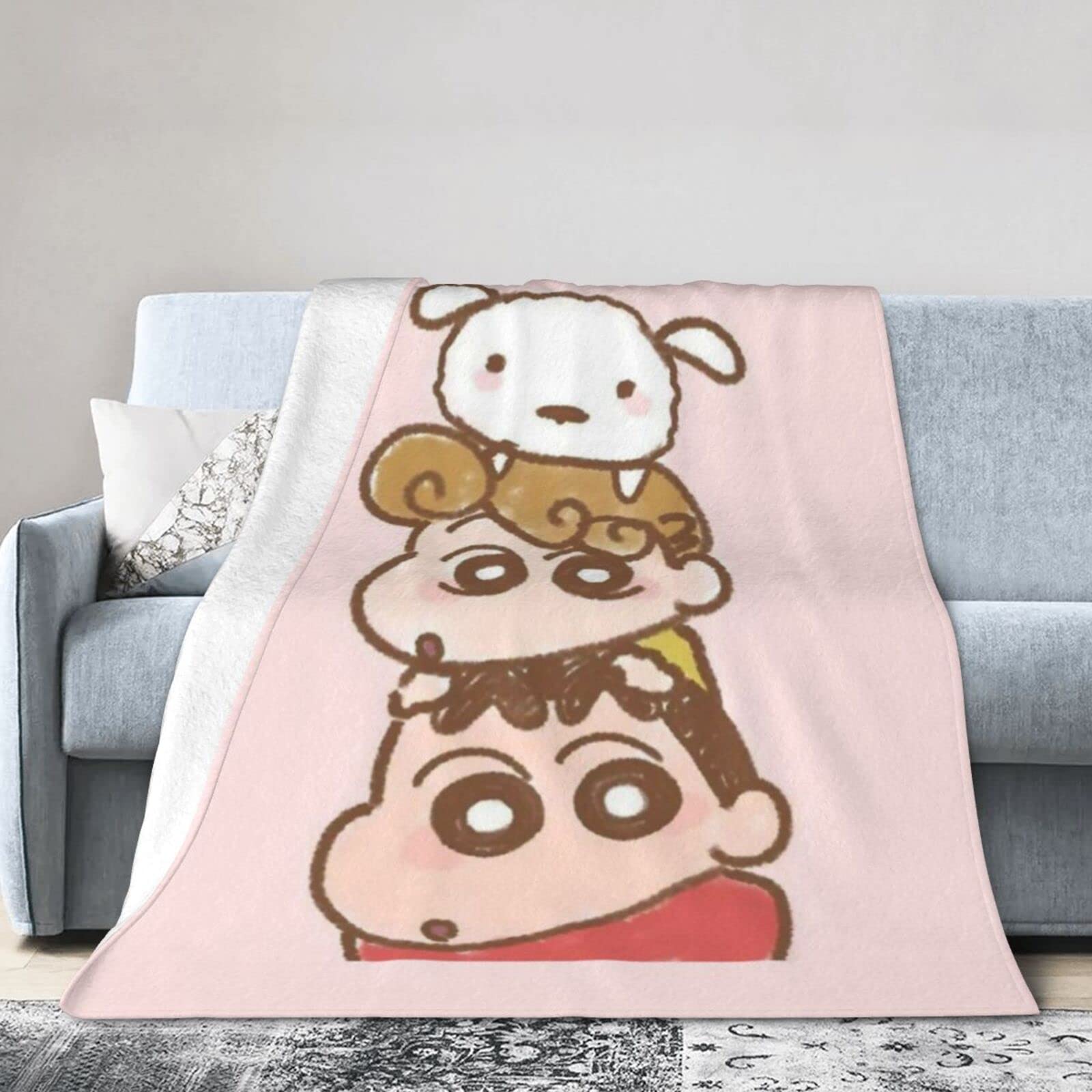 Amazon｜クレヨンしんちゃん ブランケット Blanket フランネル