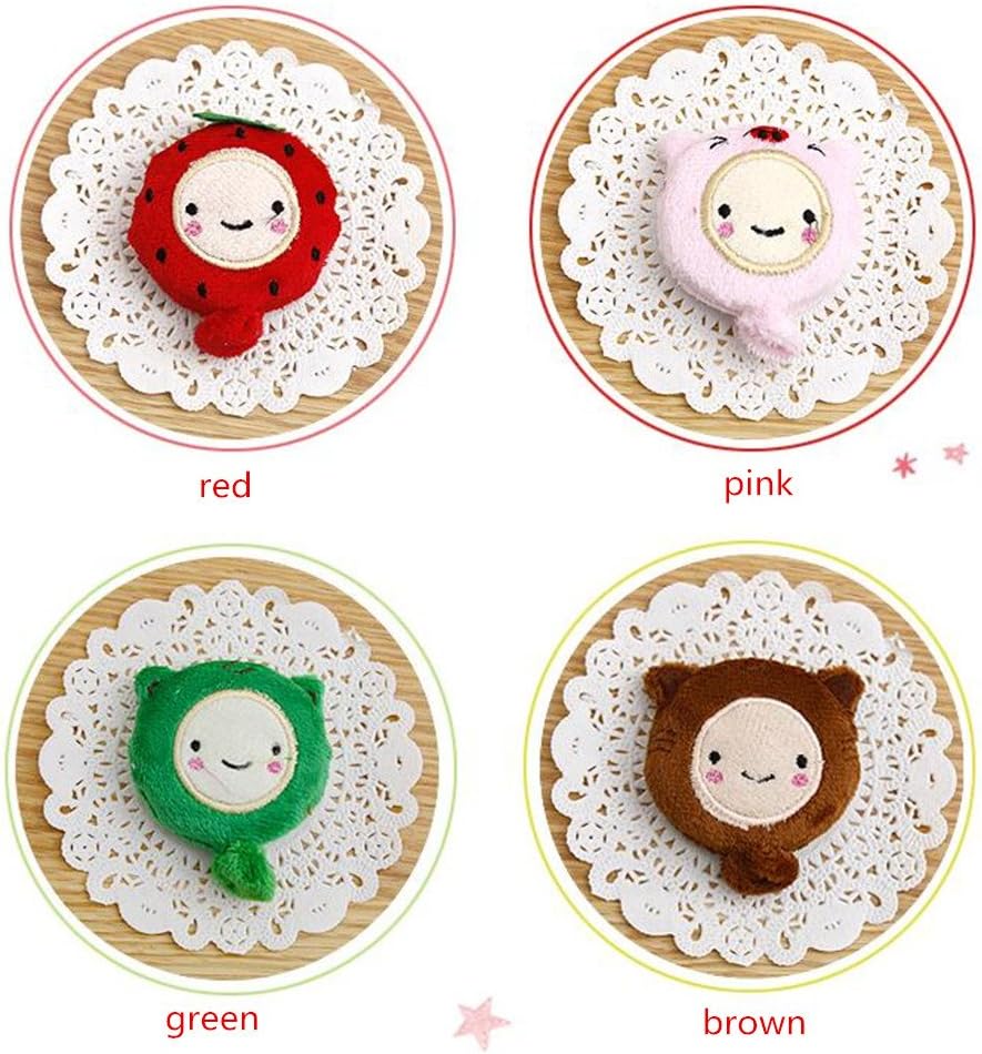 YEQIN 4 Pcs Retractable Tape Measure Plush Ruler Sewing Tool 60-Inch/150cm