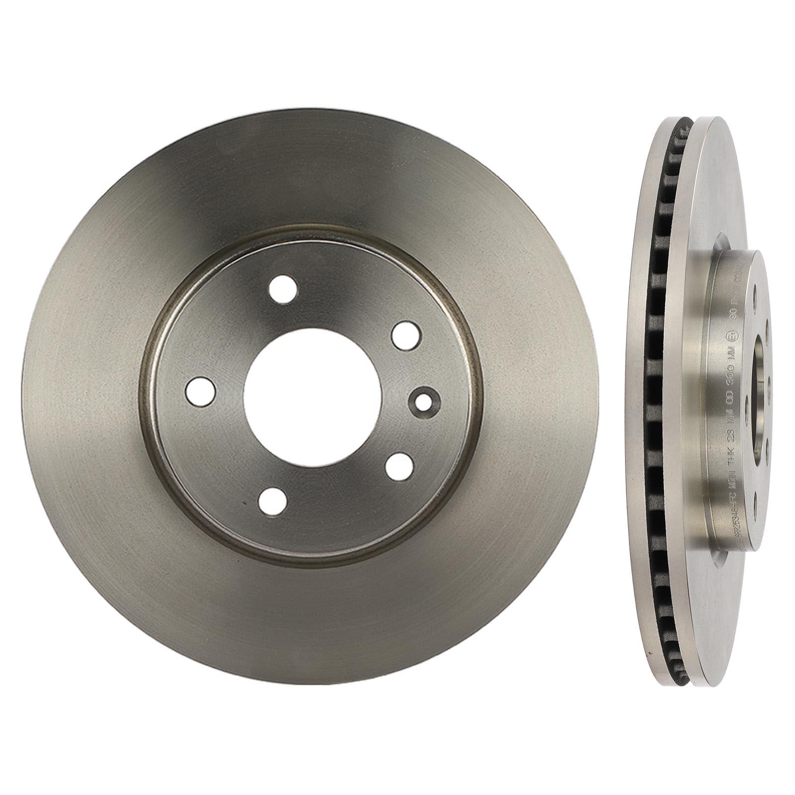 Frankberg Bremsensatz inkl. 2x Bremsscheiben + 4x Bremsbeläge Vorne Kompatibel mit Astra J Caravan P10 Zafira Tourer C P12 Astra J GTC Astra J P10 Replace# 1605263