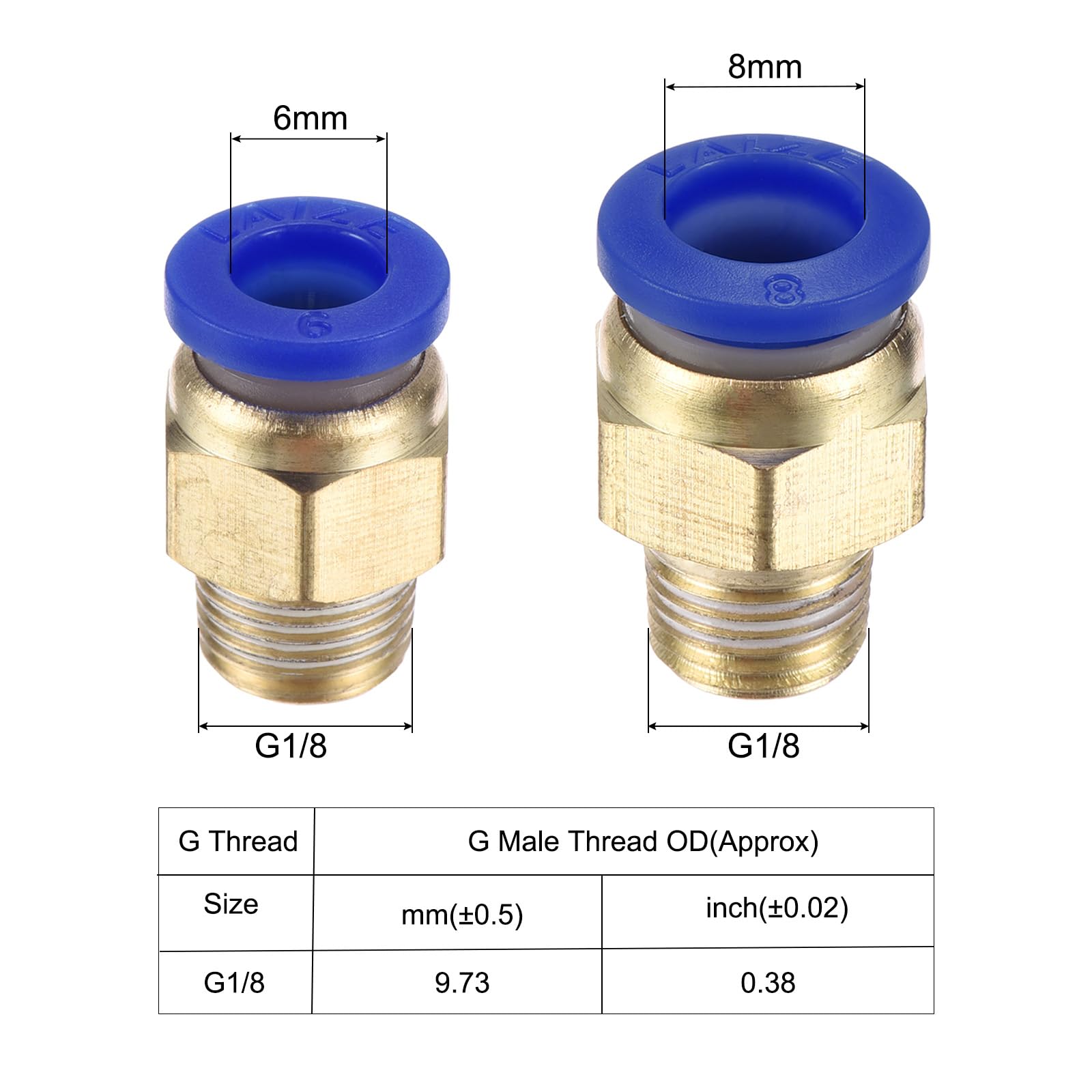 MECCANIXITY Cilindro neumático de aire doble acción MAL25X150 25mm agujero 150mm carrera con conector Y y 4pcs conjunto de montaje rápido
