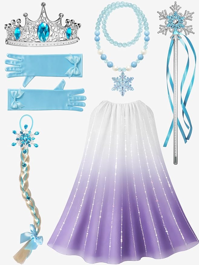 Disfraz de Princesa para Niña con Luces LED 3-9 Años miniatura 6