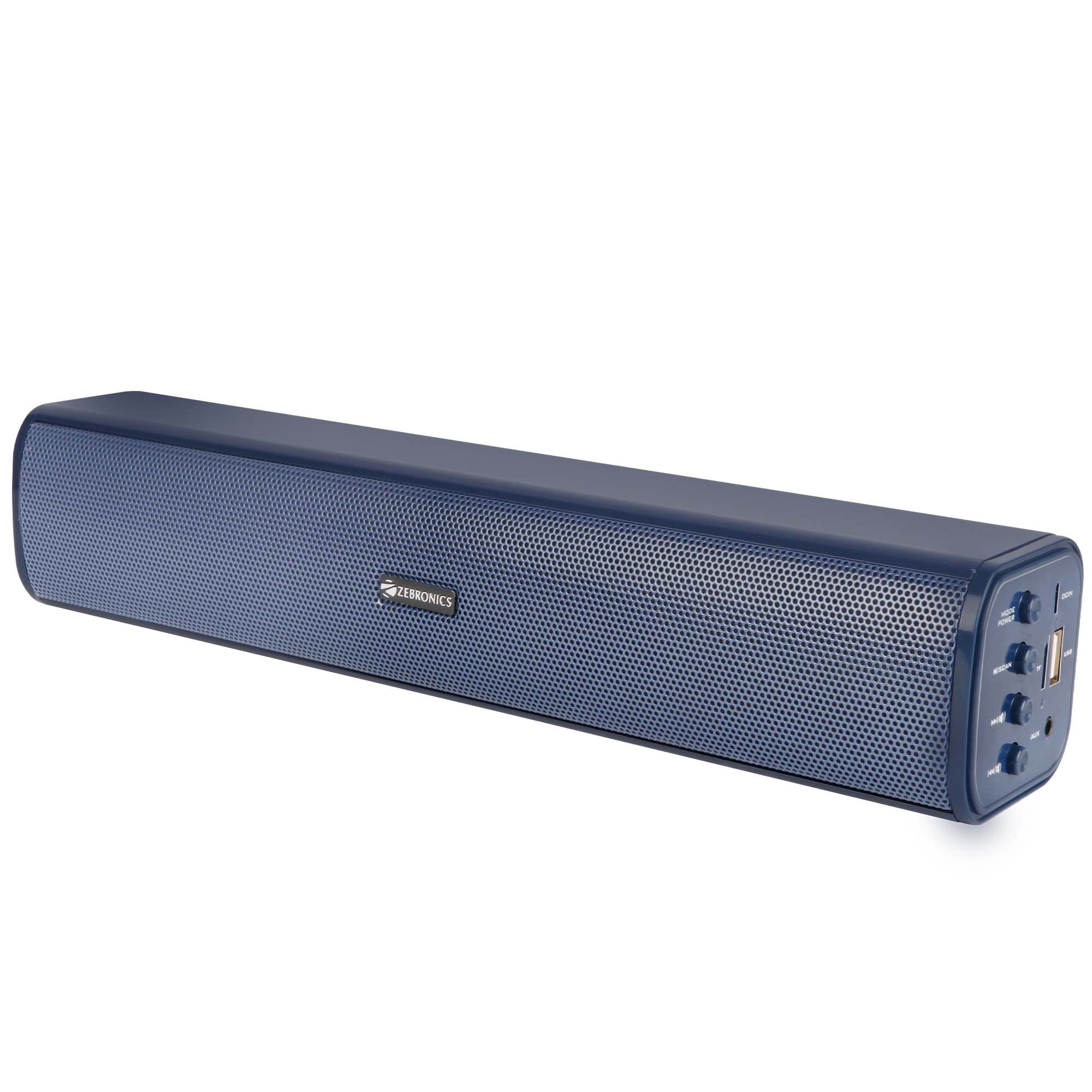 ZEBRONICS Vita Plus Mini 16W Soundbar Supporting LED Display, USB, SD Card, AUX, FM, TWS & Call Function. (Blue) (B09MWH6RBF) Amazon Price History, Amazon Price Tracker