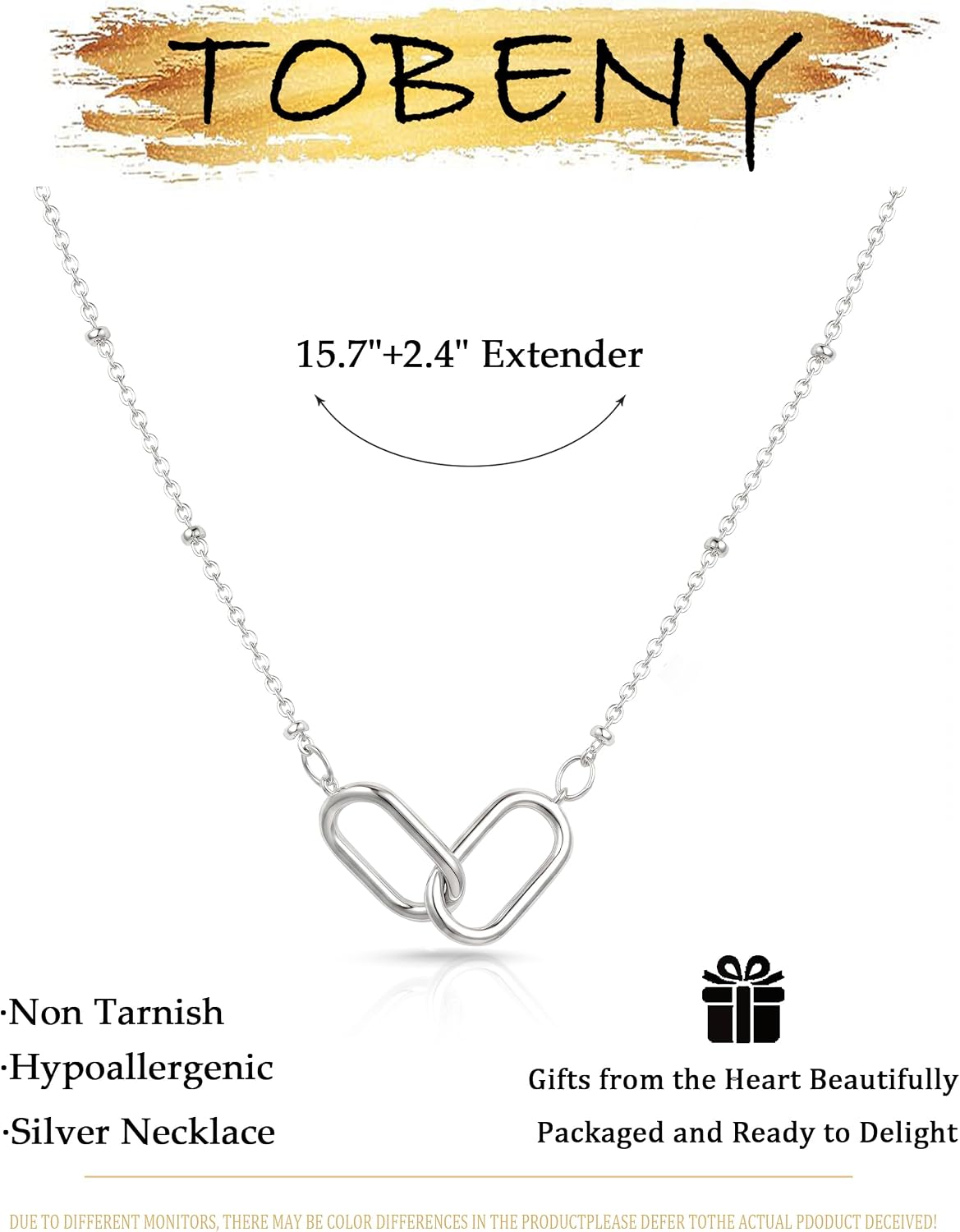 TOBENY Gold Necklace for Women Trendy 14K Gold Plated Dainty Bow Heart Cross Pendant Necklaces Cute Simple Pearl Diamond Paperclip Butterfly Italian Horn Choker Necklaces for Women Gift Jewelry