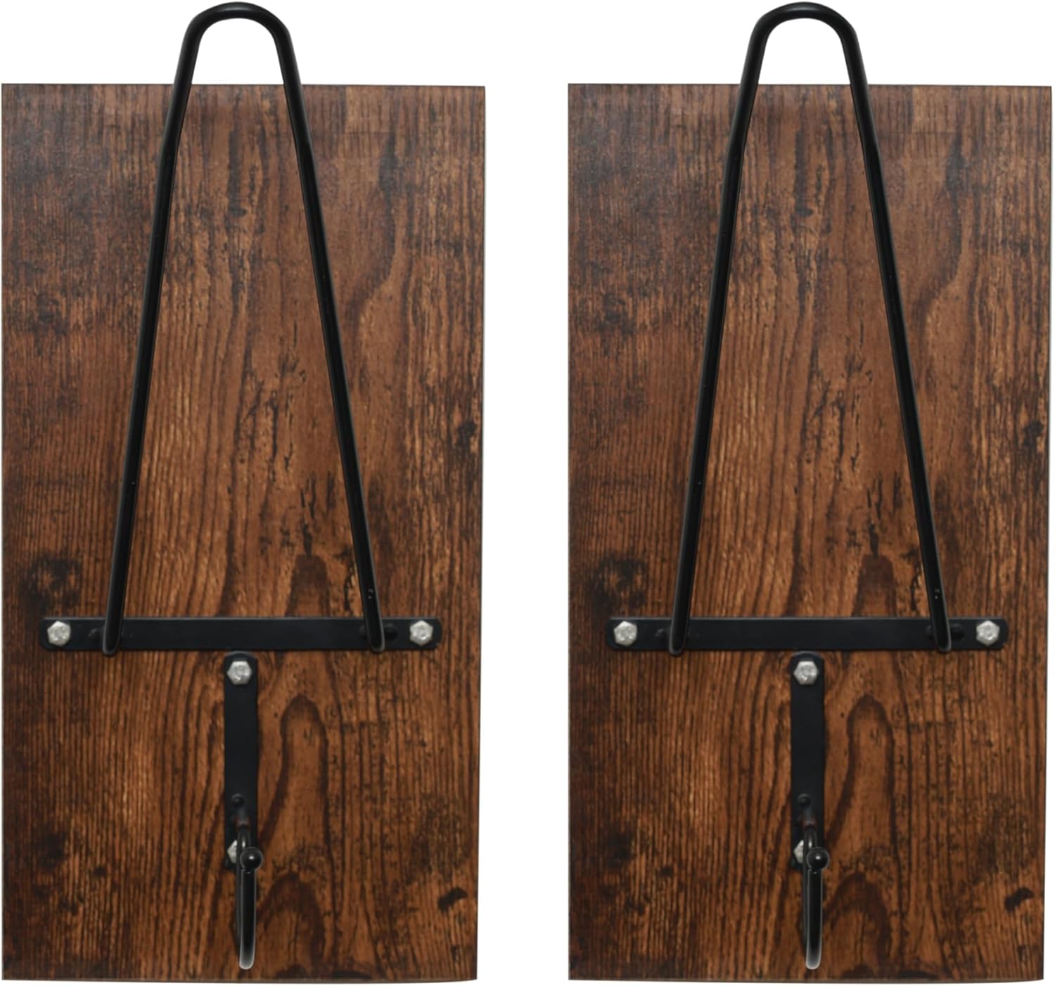 Helmet Holder Wall Mount, Motorcycle Helmet Rack, Motorcycle Helmet Stand, Helmet Hanger with Metal Hook, Easy Storage for Helmets, Caps, Sportswear, Hats, Coats & Motorcycle Gear (2 Pack)