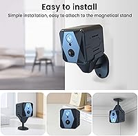 Vista 9 de Cámara espía, cámara oculta 4K, mini cámara con tiempo de espera de 100 días, grabación en tiempo real, detección de movimiento AI, soporte