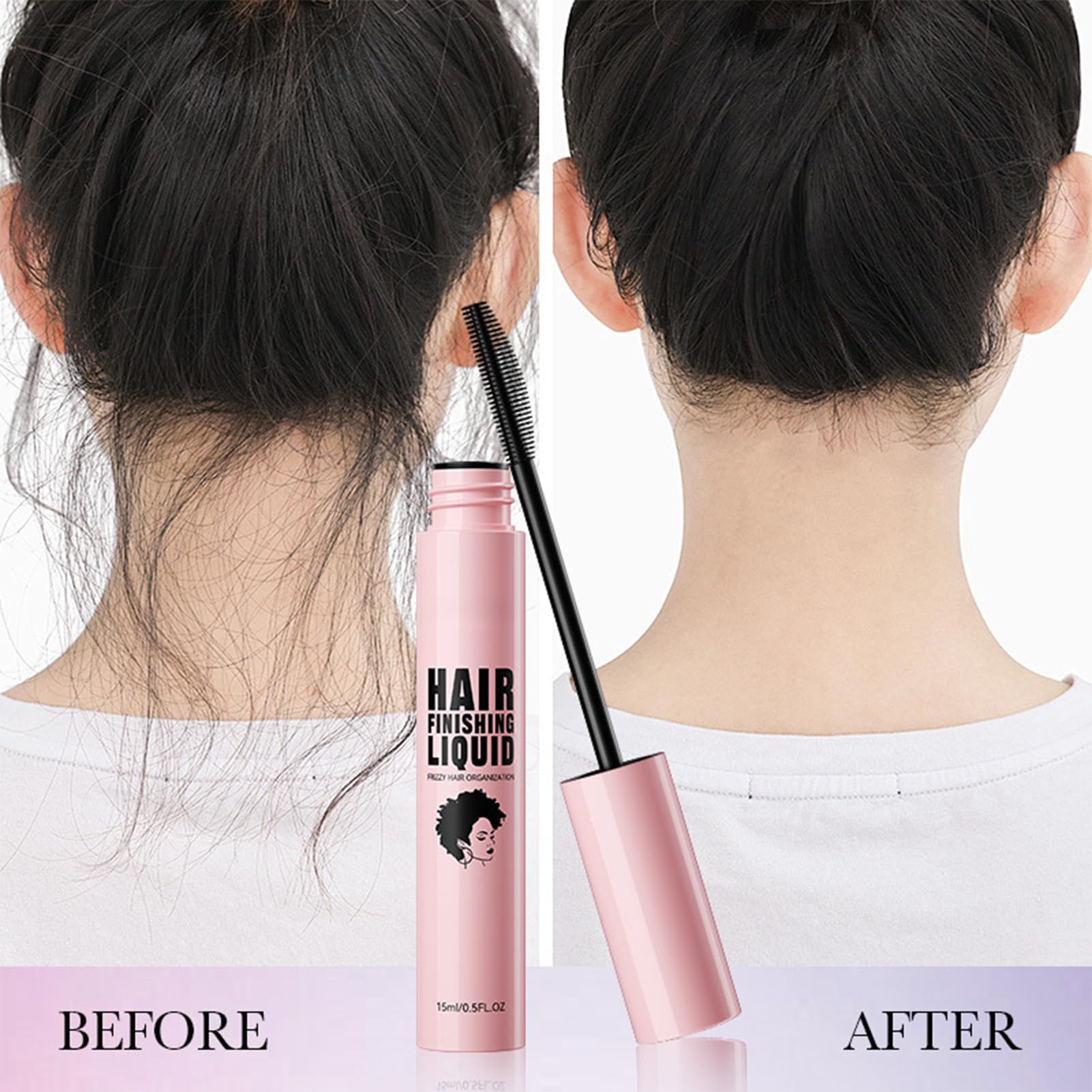 Hair Finishing Stick, 15ml Fly Away Hair Stick, Hair Mascara for Flyaway Hair - Image 2