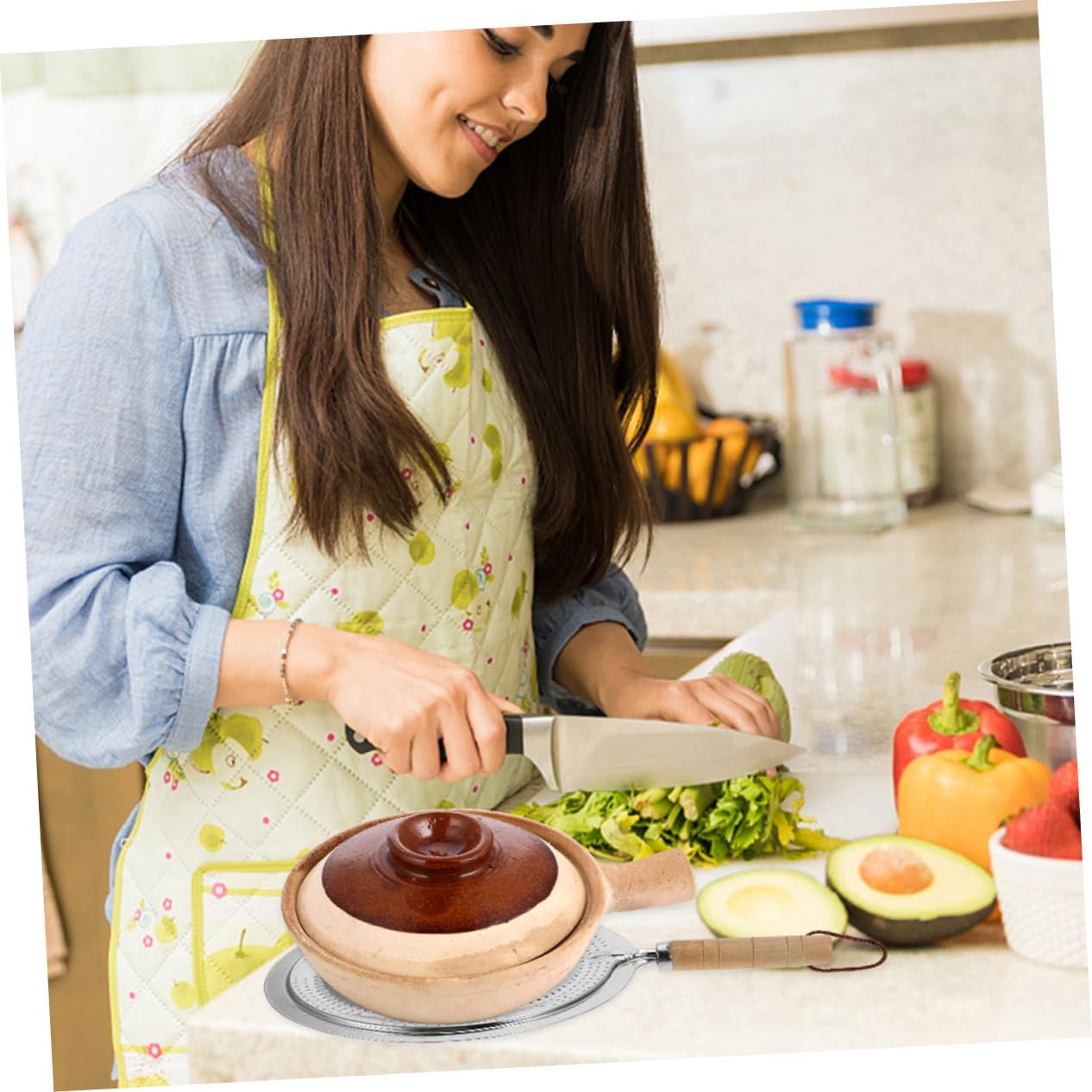 Ciieeo Countertop Heat Pad Insulated Mat for Cooktop Heat Resistance Pot Mat Hot Pot Pad for Kitchen and Dining for Restaurants and Home Use