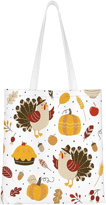 Canvas Tote Bag,Large Capacity Shopping Bag with Durable Handles for Grocery, Travel, Daily Use
