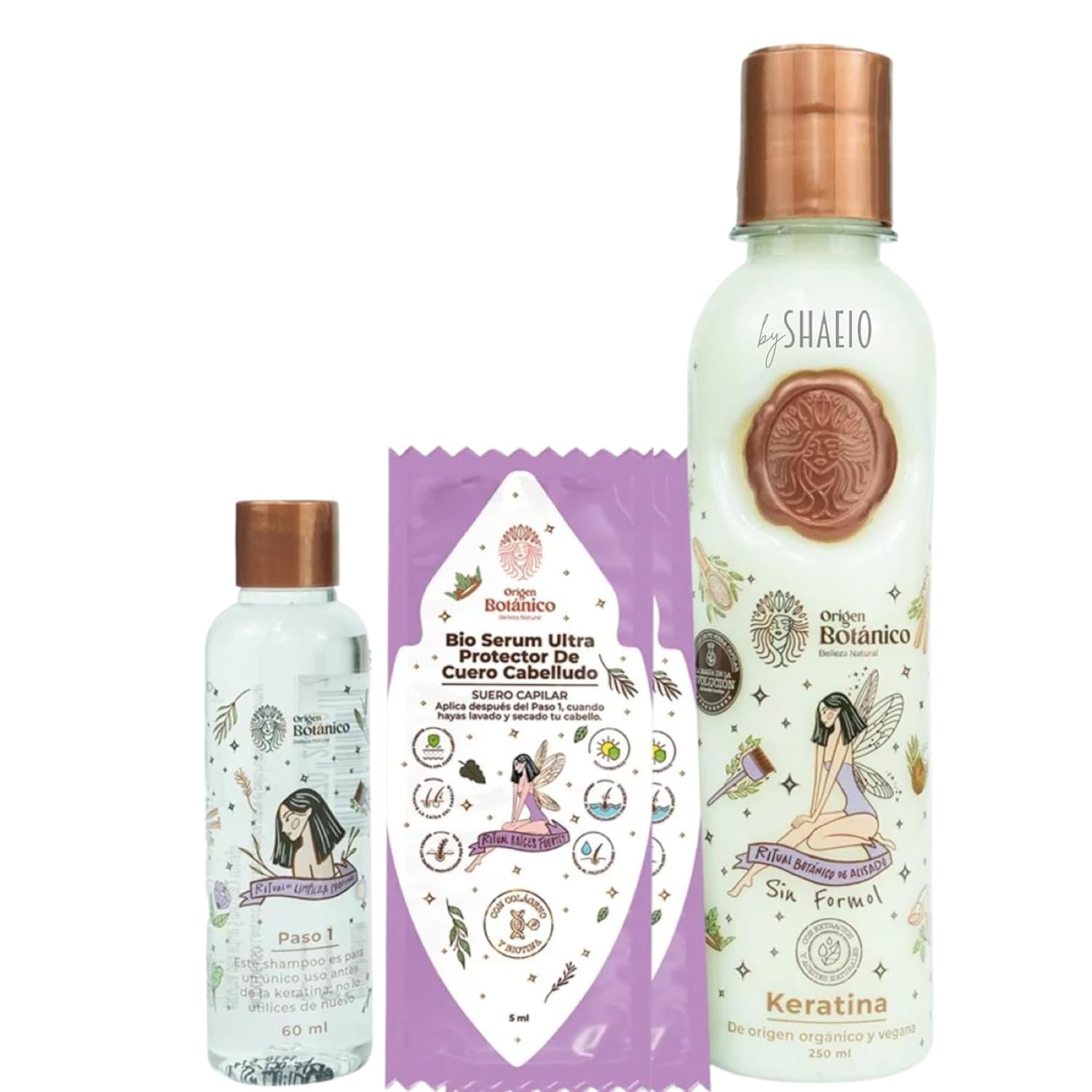 RITUAL BOTANICO Colombian Organic Keratin - 250 ML. Vegan Keratin Hair Mask with 12 Natural Oils and Amino Acids for Smoothing Hair