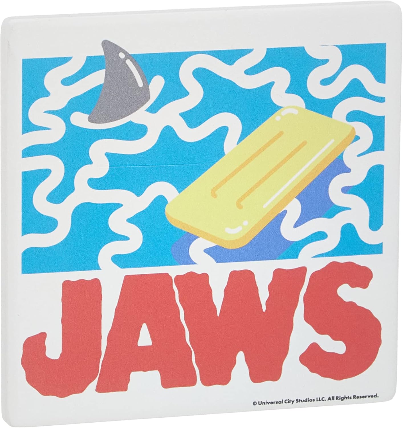 Fizz Creations Be Aware Jaws mug, coaster and keychain set