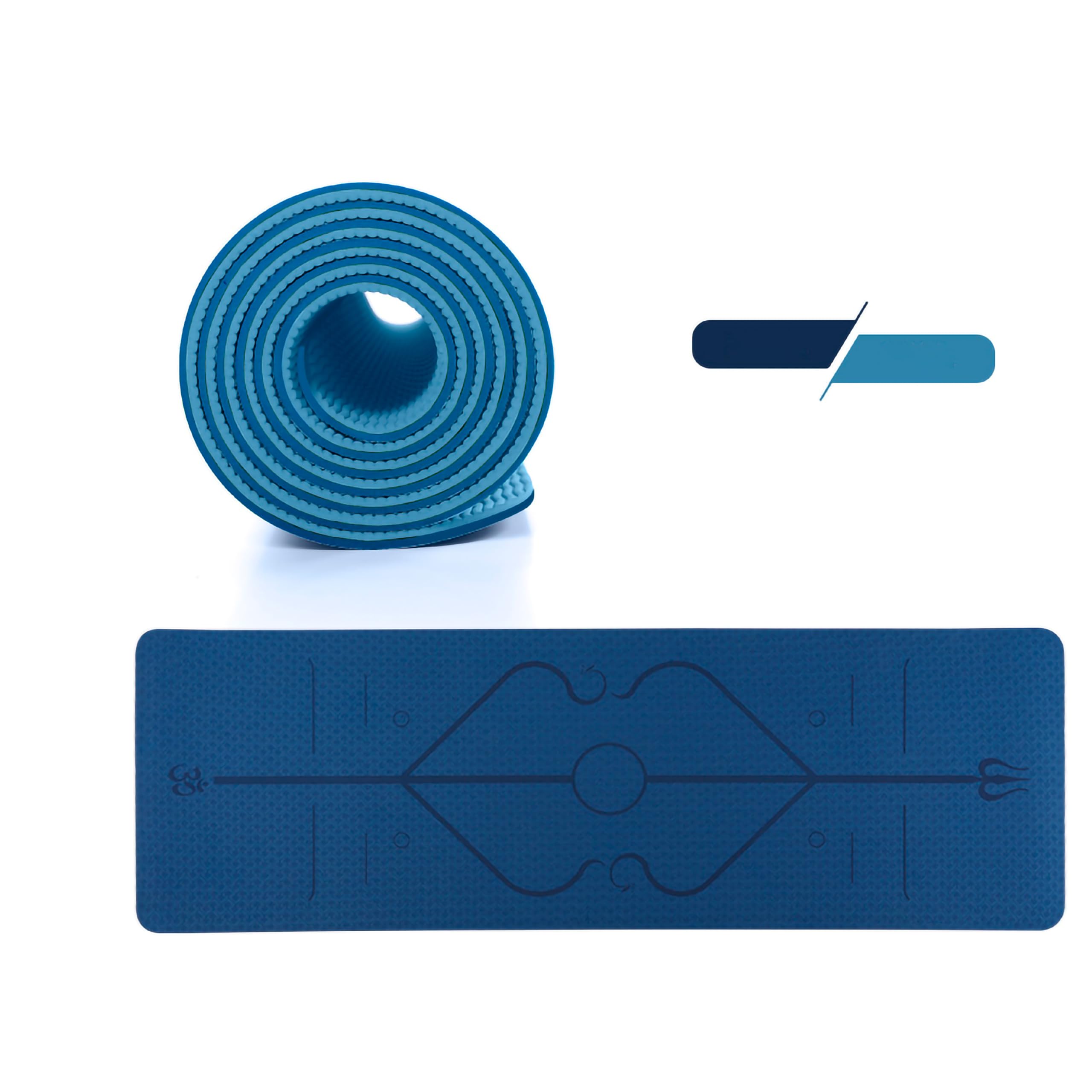 Pack 10 Unidades Esterilla Yoga Antideslizante - Esterilla Pilates - Esterilla Fitness - Alfombra Yoga Mat Plegable - Colchoneta Gimnasia Pilates Fitness - Incluye Bolsa Esterilla - Mat Yoga