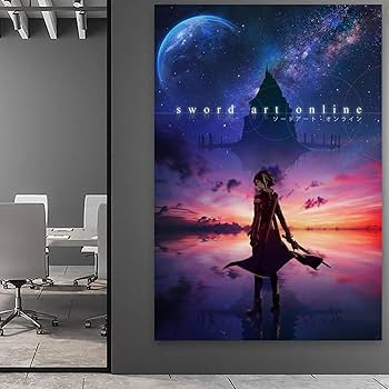 ソードアートオンライン　キリト　キャバスボード　ポスター　amiami SAO ソードアートオンライン キリト キャバスボード ポスター amiami