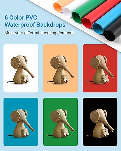 Miniatura 4 de PULUZ Caja de Luz para Fotografía, Kit Profesional de Tienda de Campaña Regulable de 30x30 cm con Iluminación Blanca CRI >95, 120 Luces LED + 6