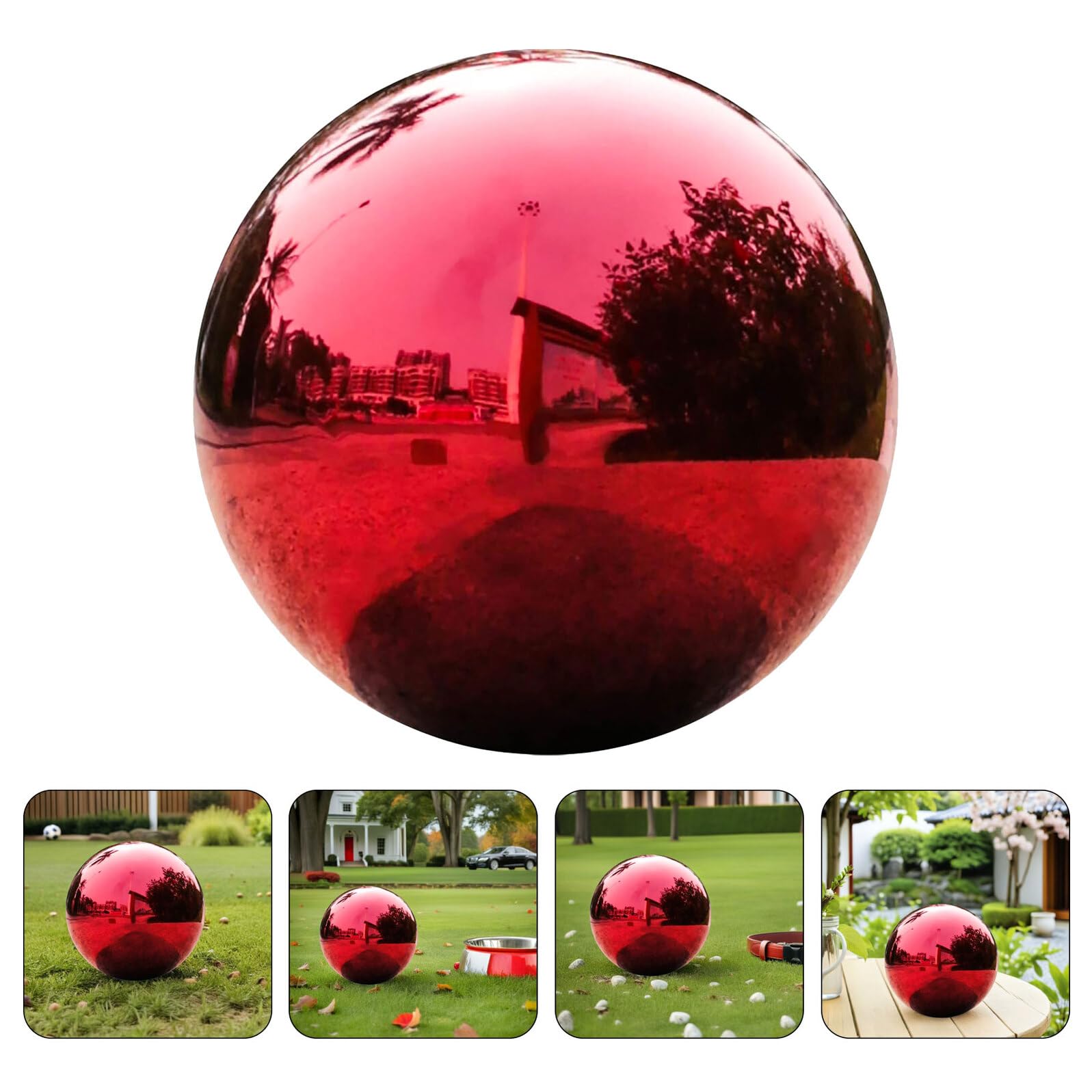 Sfera Decorativa Da Giardino Decorazione Per Esterni Sfere Riflettenti Da Giardino In Acciaio Inossidabile Lucidato