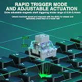 Aula WIN60 HE - 60% Mechanical Gaming Keyboard, Wired, Magnetic Switch Hot Swappable, Adjustable Actuation Rapid Trigger Mode, 8000 Hz Polling Rate, RGB Compact Design for PC - 5
