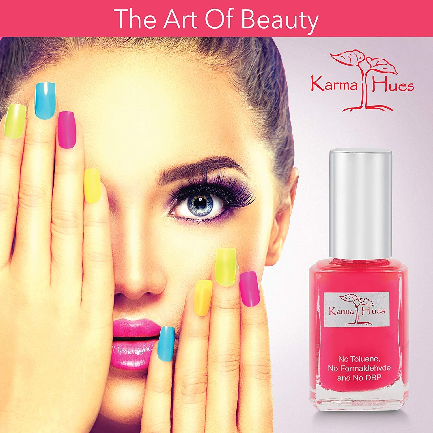 karma organic Natural Nail Polish, Vegan, and Cruelty-Free, No Toluene, No Formaldehyde, No DBP, and Free of TPHP (Mary Oh!)