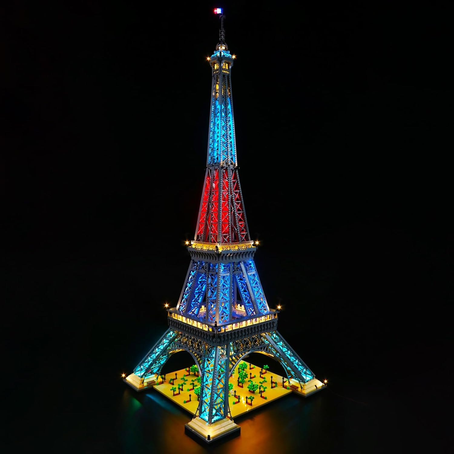 VONADO LED Light Kit Compatible with Lego Eiffel Tower Set 10307, Classic DIY Building Lighting Compatible with Lego Architecture 10307 (NOT Model)